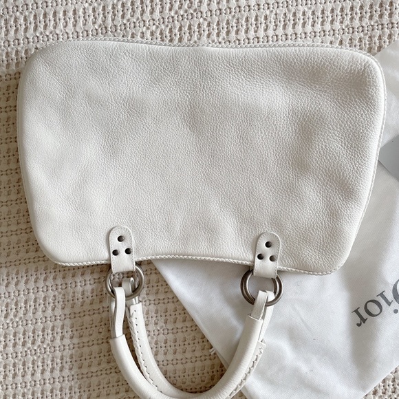 Christian Dior white leather double pocket purse - Picture 10 of 13